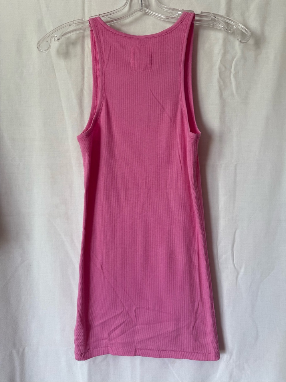 NWT Vintage Y2K Victoria's Secret PINK Rhinestone Ribbed Tank Top Medium - Picture 3 of 6
